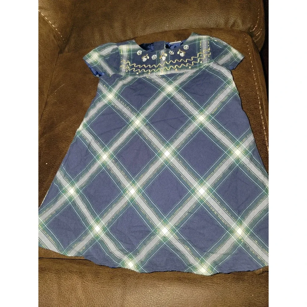 Gymboree‎ all spruced up plaid dress size 2t holiday Christmas